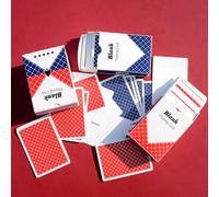 jakilee Blank Playing Cards, Poker Size 6.3x8.8cm, 110 Blank Flash & Board Game, Spelling Card, Perfect for Learning, DIY, Gift Tags