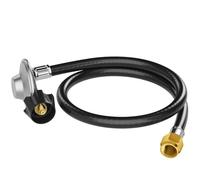 Jakivew Fits Spirit II & Genesis II | Spirit 200/300 (2013-2017); Also Genesis Silver C, Genesis Gold/Platinum B/C & Summit - 24" LP Propane Gas Grill Regulator Hose Kit- Replacement for Weber #7502