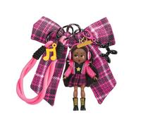 Jakks Pacific Charming Jammin' Out Doll Bag Charm, Collectable Bag Charms for Girls, Includes Cute, Coquette Style Character and Accessories to Customise, Collect them All!