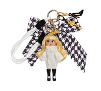 Jakks Pacific Charming So Chic Doll Bag Charm, Collectable Bag Charms for Girls, Includes Cute, Coquette Style Character and Accessories to Customise, Collect them All!