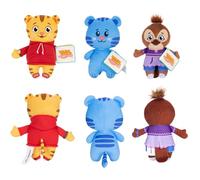 JAKKS Pacific Daniel Tiger's Neighborhood Cutie Mini Plush 3-Pack - Includes: Daniel Tiger, Jodi, and O The Owl