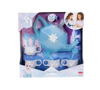 Disney Frozen Icy Magic Tea Set, Officially Licensed by Jakks Pacific, Fun Interactive Light and Sound Features, Includes Magical Ice Teapot and Four Tea Cups with Spoons, Ideal for Frozen Fans