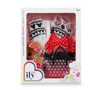 JAKKS Pacific Disney ILY 4EVER Minnie Mouse Inspired 18-Inch Doll Fashion Pack, 6-Piece Swimsuit Outfit and Accessories