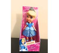 Jakks Pacific Disney Princess Cinderella Doll with Blue Dress, Multi-Colour, 7.5 cm 84626