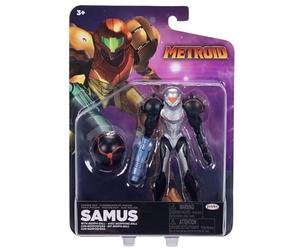 JAKKS Pacific Metroid Phazon Suit Samus Action Figure with Morph Ball Accessory