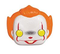 Jakks Pacific Pennywise Mask, Funko Pop Style IT Movie Character Costume Accessory, All Ages Face Covering Half Masks Oversized look which is great for parties and Trick or Treat