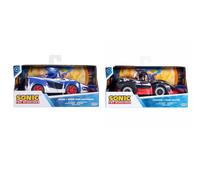 Jakks Pacific Sonic Customizable Vehicle With Removable Figure 2 Random Shipping Assorted 7 Cm Multicolor Kids