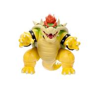 Jakks Pacific Super Mario Bros Fire Breathing Bowser 7”/ 17.5cm, Officially Licensed Nintendo, Highly Articulated Interactive Figure, Durable and Highly Detailed, Perfect for Play and Display