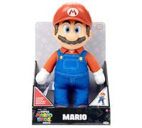 Poseable Mario Plush Stands 14 35cm Tall Realistic Eyes and FullyArticulated