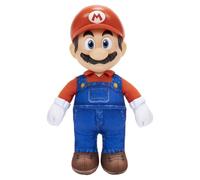 The Super Mario Galaxy Movie Mario Jumbo Plush 9" / 23cm, Officially Licensed by Jakks Pacific, Plush with Sculpted Roto Head, Super Mario Collectible Plush, for 3+