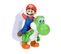 Jakks Pacific Super Mario The Galaxy Movie Mario Riding Yoshi 8"