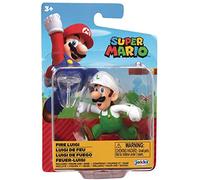 Jakks Pacific Super Mario World of Nintendo 2.5 Inch Figure | Fire Luigi (JKP-40538-C)