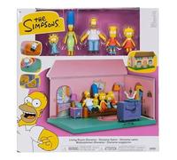 Jakks Pacific The Simpsons Diorama with Family Figures, Interactive Effects Playset for Ages 4+