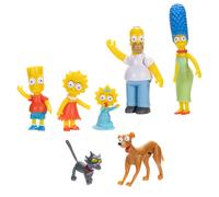 Jakks Pacific The Simpsons Multipack Figure 6 Cm 7 Units Multicolor
