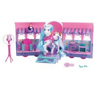 Jakks Pacific Wild Manes Horse Toys Perla's Clubhouse Trailer Playset with Perla Horse Doll Figure, with Over 25 Interactive Features, Pink