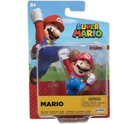 Jakks Pacific World of Nintendo Super Mario Bros 2.5 Inch Action Figure Jumping Mario with Stand