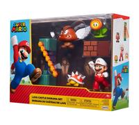 JAKKS Pacific World of Nintendo Super Mario Lava Castle Diorama PlaySet - NEW