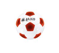 Jako Ball Goal Classico MS 32 Panel Machine Stitched Multi-Coloured Weiß/Rot-Orange/Schwarz Size:4 (EU)