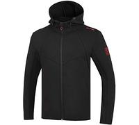 JAKO Bayer 04 Leverkusen Men's Softshell Jacket Bonded, Black, M