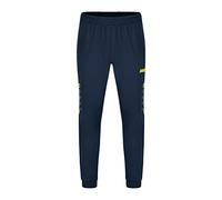 JAKO Challenge Men's Polyester Trousers Challenge Navy/Neon Yellow