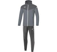 JAKO Champ 2.0 M9420 Men's Tracksuit Polyester with Hood Stone Grey/Anthracite Light S