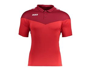 JAKO Champ 2.0 Polo Men's Polo - Red/Wine Red, 4X-Large