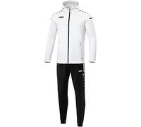 JAKO Children's Tracksuit Polyester Champ 2.0 with Hood, White, 140 cm