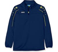 JAKO Classico 8650 Men's Training Zip Top 3XL Night Blue/Citro, mens, Ziptop Classico, 8650, navy, 140 (EU)