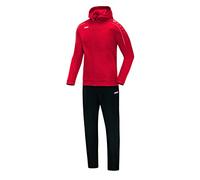 JAKO Classico Women's Tracksuit with Hood, Red, 40, M9650