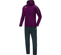 JAKO Classico Women's Tracksuit with Hood, Womens, M9650, Maroon, 48 (EU)