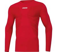 JAKO Comfort 2.0 Long Sleeve Men's Long Sleeve - Sport Red, Small