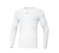 JAKO Comfort 2.0 Long Sleeve Men's Long Sleeve - White, Small