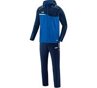 JAKO Competition 2.0 M9618 Women's Tracksuit with Hood, Royal/Navy, Size 8