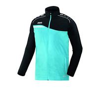 JAKO Competition 2.0 Men's All-Weather Jacket Aqua/Black, 128