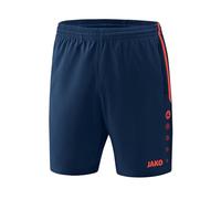 JAKO Competition 2.0 Shorts Women's Shorts - Navy/Flame, 38-40