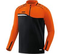 Jako Competition Men 2.0 Ziptop, Men, Competition 2.0, schwarz/Neonorange, S