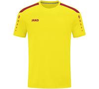 JAKO Damen Trikot Power, Kurzarm, Citro/rot, 40