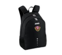 JAKO Dynamo Dresden Backpack Classico Black Sgd Backpack Daybag ca.45x27x17cm