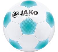 Jako Goal Classico 3.0 Ball, Unisex, Ball Goal Classico 3.0, Weiß/Skyblue/Türkis, 3 (EU)