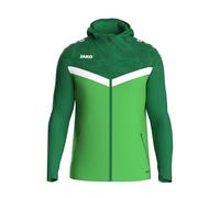 JAKO ICONIC Hooded Jacket - Zip Hoodie Men's Comfortable Sweat Jacket with Keep Dry Function Made from 100% Recycled Polyester