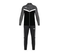 JAKO Iconic Unisex Polyester Suit, Black/Anthracite, S