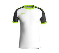 JAKO Men's Trikot Iconic Jersey, White/Black/Neon Green, M