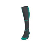 JAKO Lazio Socks Unisex Socks - Anthracite/Turquoise, 2 (31-34)