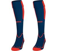 JAKO Lazio Socks Unisex Socks - Navy/Flame, 2 (31-34)