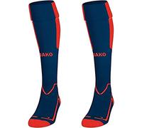 JAKO Lazio Socks Unisex Socks - Navy/Flame, 3 (35-38)