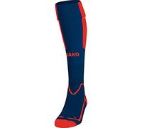 JAKO Lazio Socks Unisex Socks - Navy/Flame, 3 (35-38)