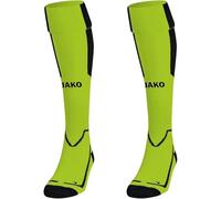 JAKO Lazio Socks Unisex Socks - Neon Green/Black, 5 (43-46)