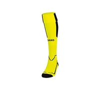 JAKO Lazio Socks Unisex Socks - Neon Yellow/Black, 3 (35-38)