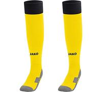 JAKO Leeds Socks Unisex Socks - Citro/Black, 3 (35-38)