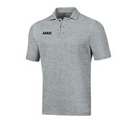JAKO Men's Base Polos, Light Gray Mottled, S